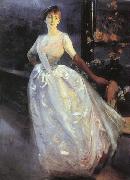 Albert Besnard Portrait of Madame Roger Jourdain oil painting on canvas